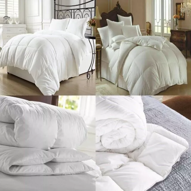 13.5 Tog Luxury Quality Duck Feather & Down Duvet Quilt In Extra Warm Filling