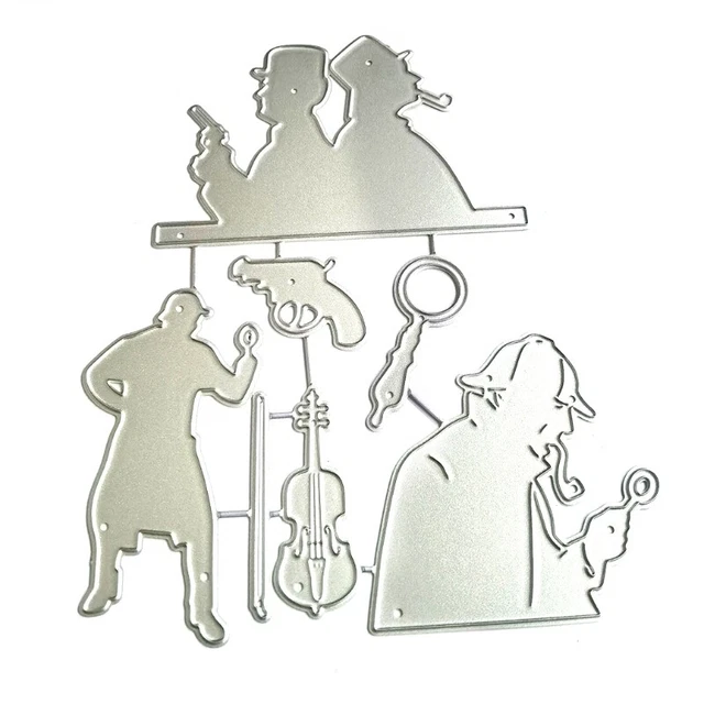 Men Metal Cutting Dies Stencil Die Cut DIY Scrapbooking Album Paper Card Emboss