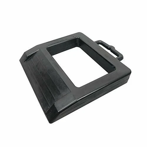 PALLET JACK RUBBER Chock Heavy Duty Truck Chocks Stopper 1 Pack Black