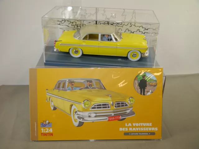 Tim & Struppi Tintin Jaune Chrysler Modèle 29939 Moulinsart 1/24