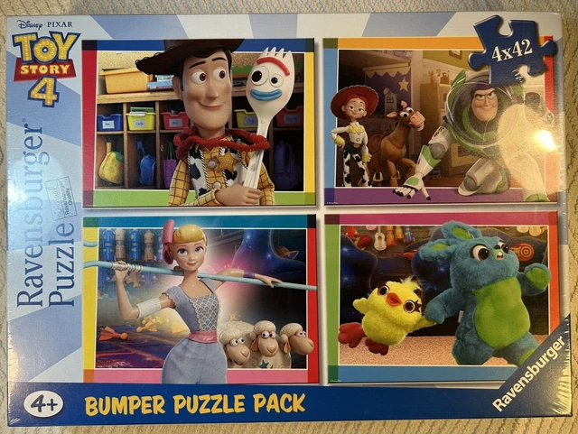 Toy Story Bumper Jigsaw Puzzles Pack RAVENSBURGER DISNEY 4x42 Pcs New & Sealed