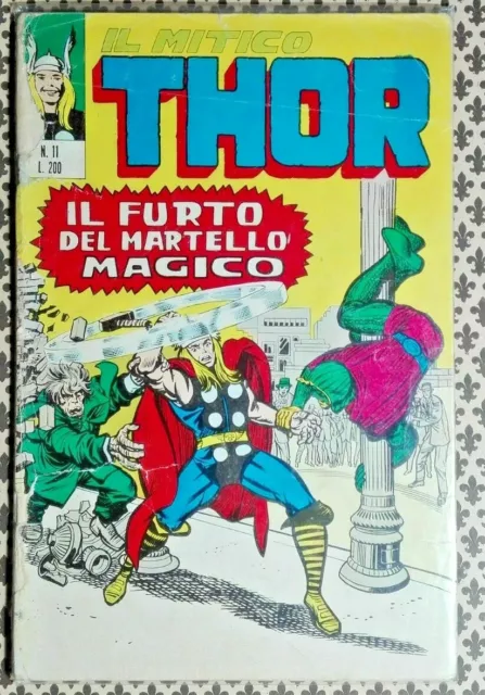 R@Ro Fumetto Il Mitico Thor,Il Furto Del Martello Magico-N.11-Perfetto-Rif.1171