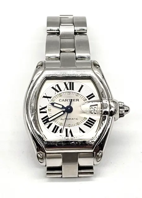 Cartier Roadster Silver Men's Watch - W62000V3
