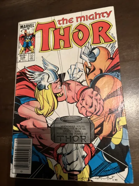 Mighty Thor #338 2nd Beta Ray Bill Stormbreaker Marvel 1983