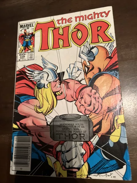 Mighty Thor #338 2nd Beta Ray Bill Stormbreaker Marvel 1983