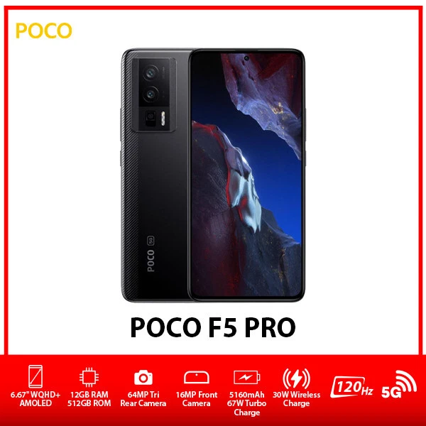 NEW) XIAOMI POCO F5 Pro 5G Dual SIM Android Mobile Phone AU