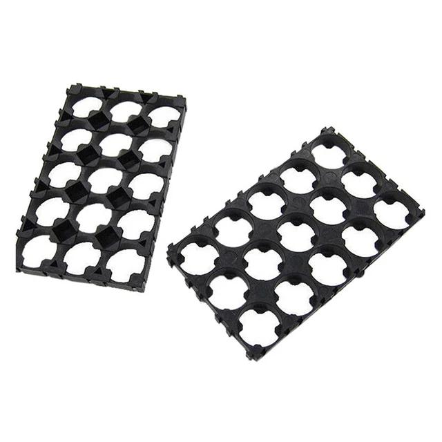 10x 3x5 Cell 18650 Batter Plastic Holder Spacer Radiating Shell Switcher PaYHBA