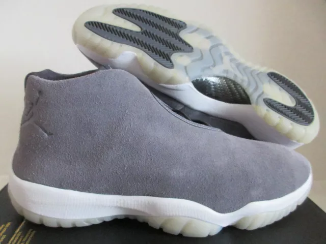 Nike Air Jordan Future Light Carbon Grey-Metallic Silver Sz 13 [At0056-002]