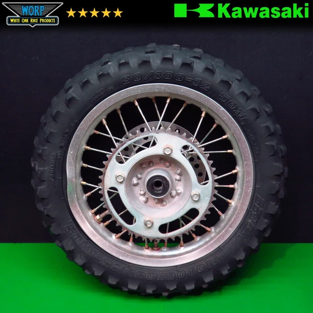 2003 Kawasaki KX65 Rear Back Wheel Rim Hub Spokes Tire Rotor 00-15 41034-1303