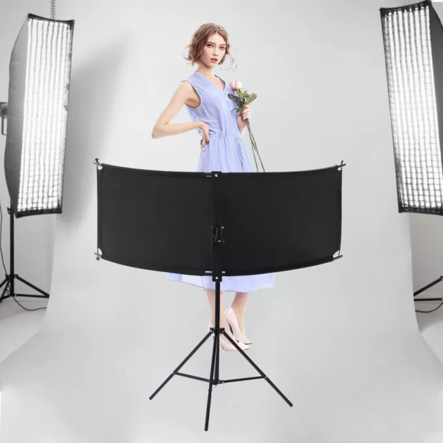 4-in-1 U Shaped Reflector 24x70 Inches Curved Reflector for Studio Portrait USA