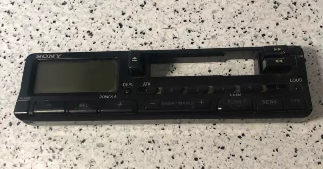 Vintage Sony XR-3500MK2 Car Stereo - Faceplate Only - Cassette Deck, Nice Shape