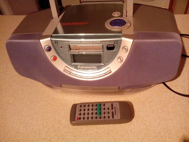 PANASONIC RX-EX1 CASSETTE, CD Player, Radio Portable Stereo