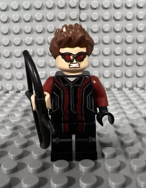 Lego Hawkeye - schwarz und dunkelrot Anzug Minifigur (sh172) aus Set 76030, 76042