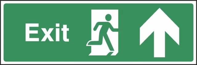 Emergency Fire Exit Signs Stickers Caution Warning Danger [V6EMER0015] Beware