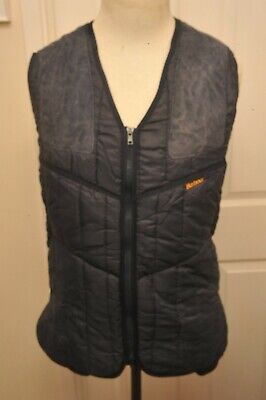 Vintage 1990S 3 Royal Crest Barbour Hunting Gilet Blue Small Made In England
