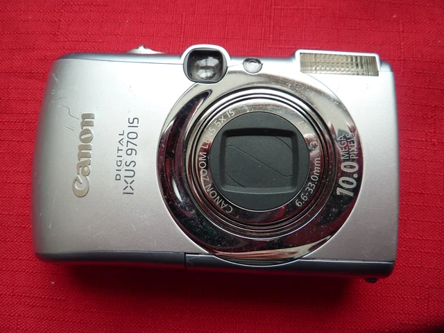 Canon Digital IXUS 970 IS 10.0 MP Compact Retro Digital Camera -PARTS ONLY