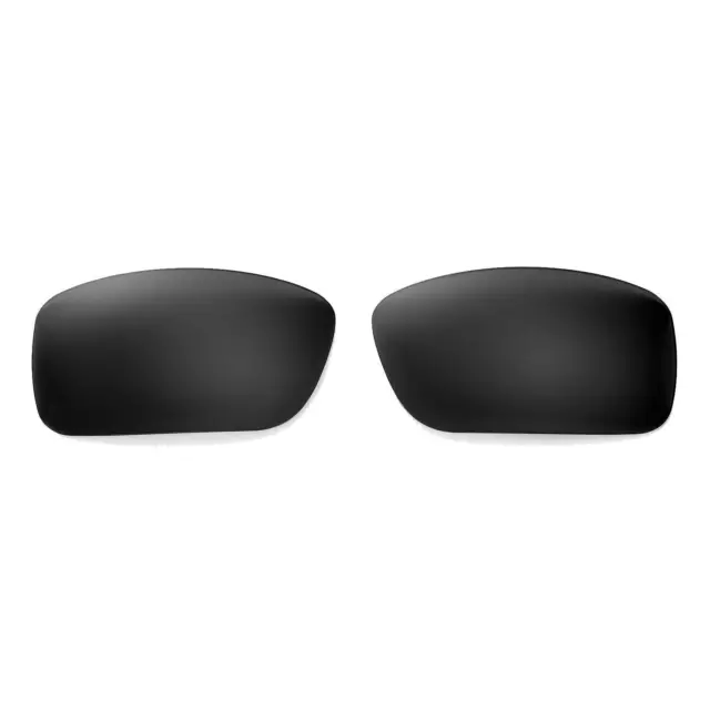 Walleva Black Polarized Replacement Lenses For Oakley Crankcase Sunglasses