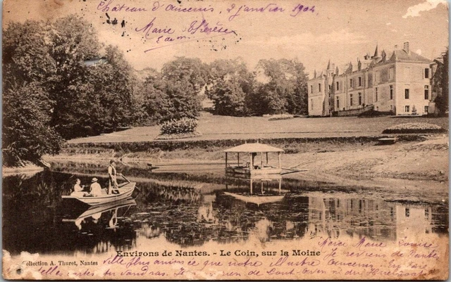 *42669 cpa 44 approx; from Nantes - le Coin sur la Monine