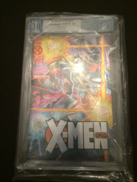 PGX 10.0 X-Men Omega #[nn] (Jun 1995, Marvel) Platinum Mint error label "Gold"