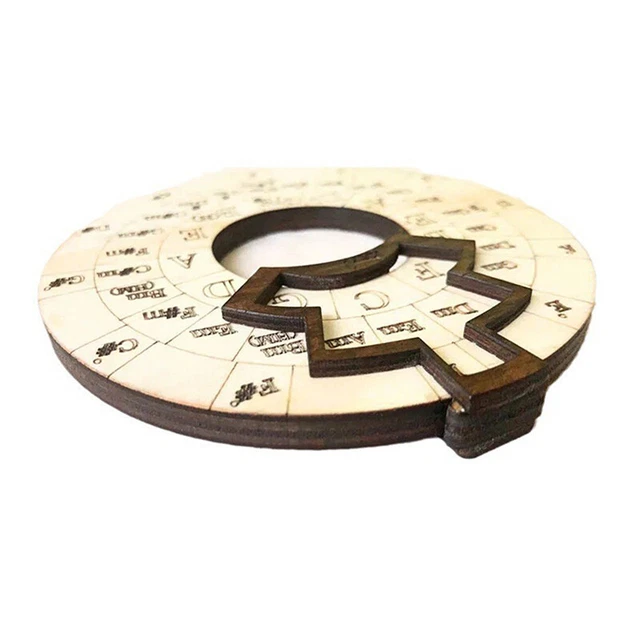 Wooden Melody Tool,Circle Wooden Wheel And Musical Educational Tool, Handmade ^^