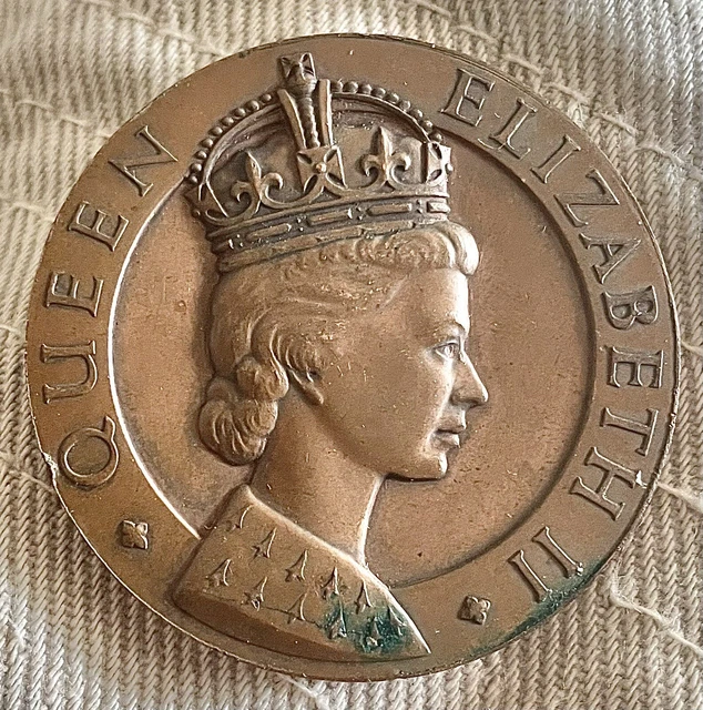 Queen Elizabeth Ii Coronation Medal Original Rare By Joseph Fray Birmingham 1953