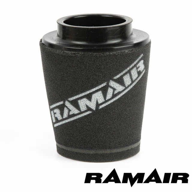 Ramair INDUZIONE Spugna cono FILTRO ARIA UNIVERSALE 70mm OBLIQUO - 125mm alta