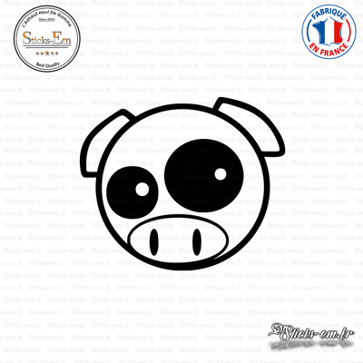 Sticker JDM Pig Decal Aufkleber Pegatinas D-263 Couleurs au choix