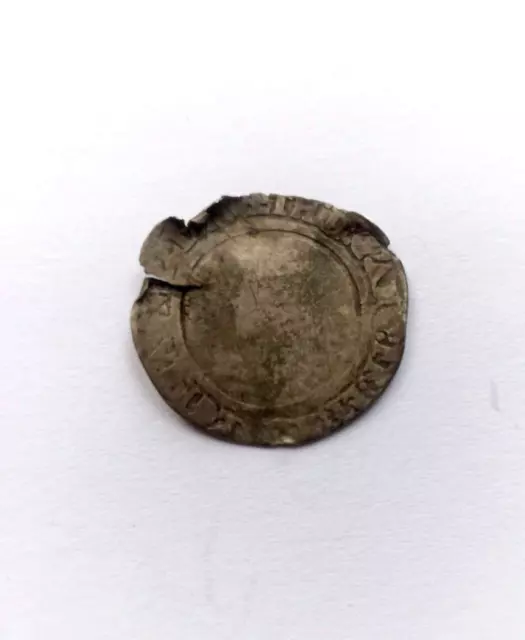 Hammered 1566 Elizabeth I  silver sixpence coin