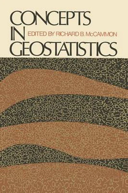 Concepts in Geostatistics by R.B. Mccammon (English) Paperback Book