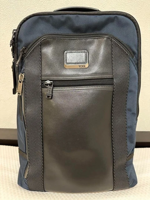 TUMI Alpha Bravo Davis Backpack, ballistic nylon, A4, 11.4x16.5x4.3", lightly us
