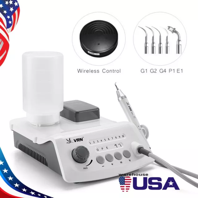 VRN Dental LED Ultrasonic Piezo Scaler A8 LED Handpiece Fit Woodpecker EMS