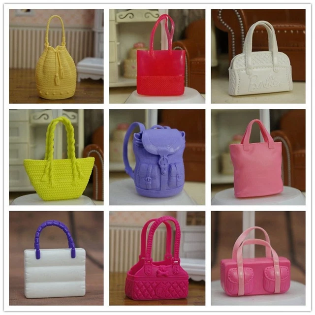Fashion Accessories 1/6 Doll Accessories Lady Plastic Bag Purse Dolls Handbag