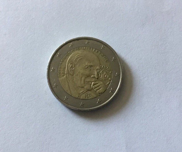 BELLE PIECE DE 2 Euros Francois Mitterrand 2016 En Tres Bon Etat EUR