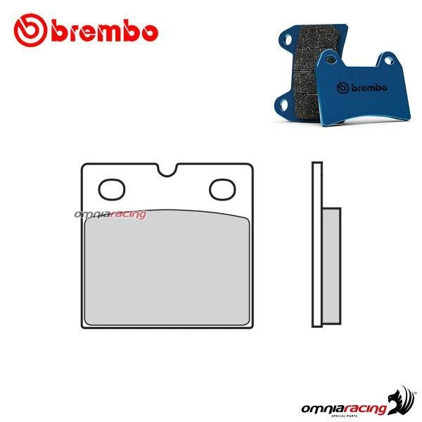 Plaquettes de frein arrière Brembo Carbon Ceramic Guzzi T3 Polizia 850 1983-1985