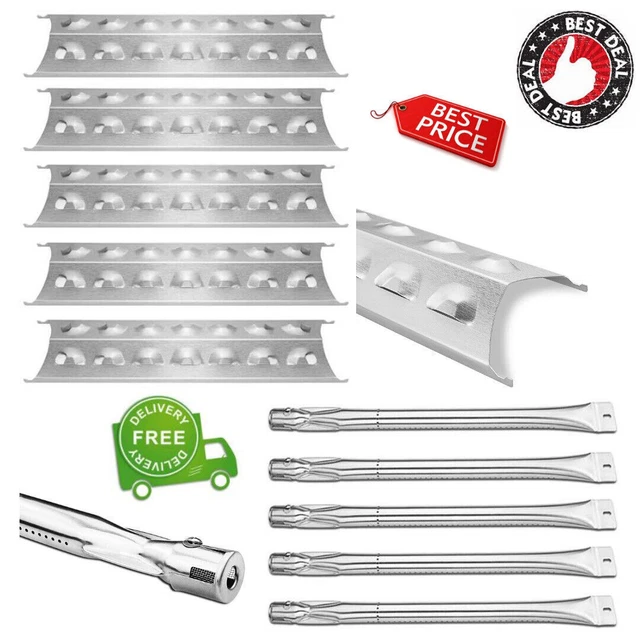 GAS GRILL BURNER Heat Plate Tent Flame Shield Replacement Parts Kit Bbq