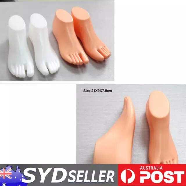 1 Pair Foot Shoes Mannequin Foot Shoes Mannequin Display for Ring Style Shoes