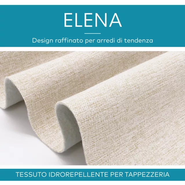 Elena - Tessuto al metro idrorepellente stoffa per tappezzeria divani cuscini
