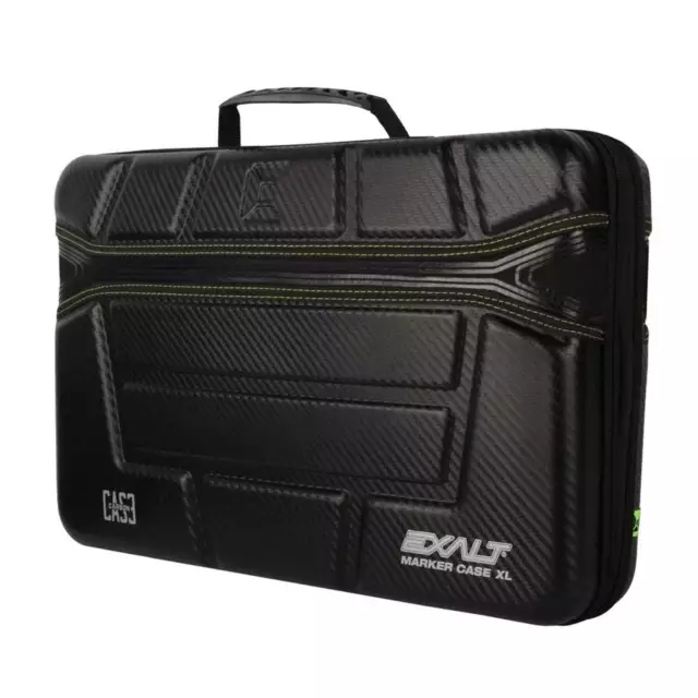 Exalt Paintball Carbon Series XL Marker Case / Gun Bag - Black / Lime