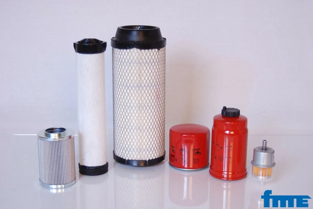 Filterset für Bobcat Minibagger X 331 bis SN 12999 Motor Kubota V1902 Filter Filterset für Bobcat Minibagger X 331 bis SN 12999 Motor Kubota V1902 Filter
