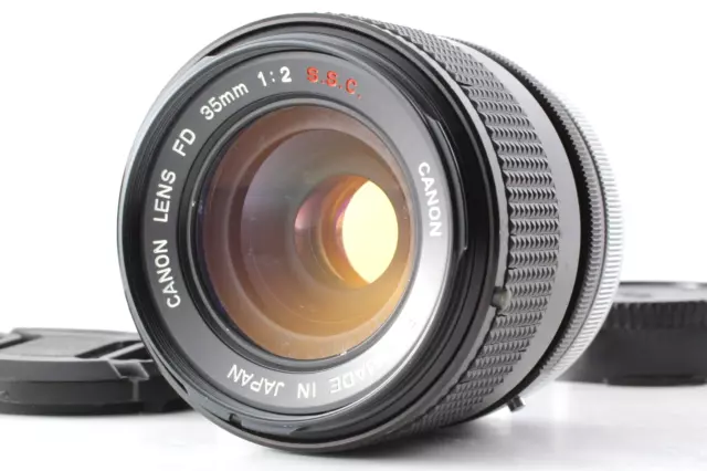 【Near MINT  "O Lens"】 Canon FD 35mm f/2 S.S.C. SSC MF Wide Angle Lens From JAPAN