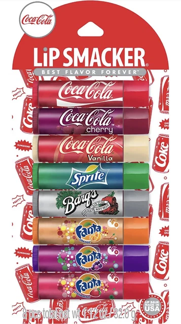 🔥Lip Smacker Coca-Cola Flavored Lip Balm, 8 Count, Flavors BNIP Hot Easter🔥