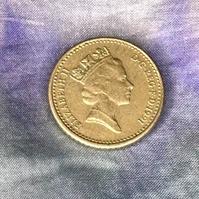 1991 British Five Pence Piece - Authentic UK Currency Collectible