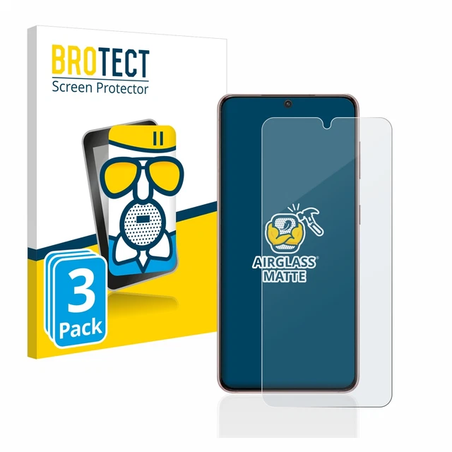 3x BROTECT Panzerglasfolie Matt für Samsung Galaxy S21 5G Schutz Glas Folie
