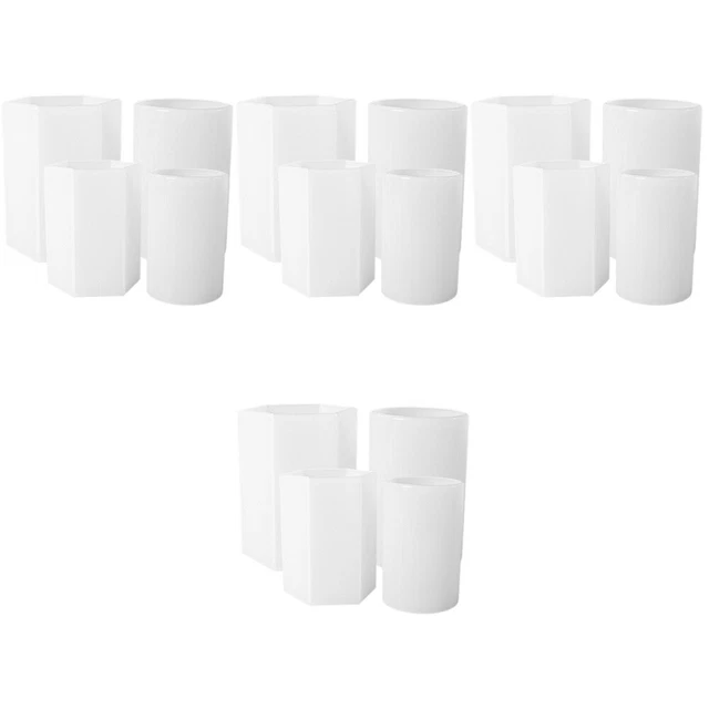 16 Pcs Candle Epoxy Mold Silica Gel Silcone Molds Scented Making