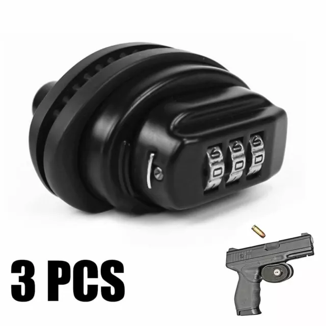 3 Pcs/Pack Universal Pistol Gun Rifle Trigger Protection Safety Lock with Combin