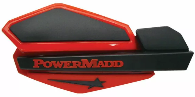 Powermadd 34202 Star Series Handguards, Red/Black