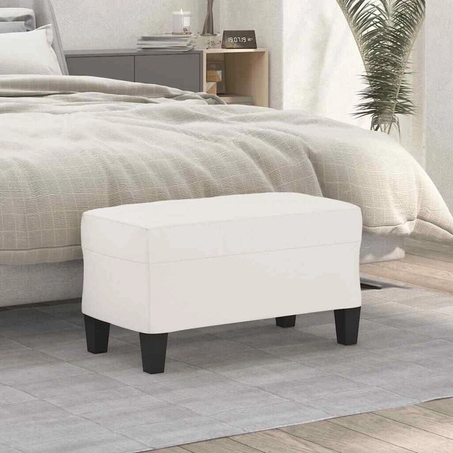 Vidaxl Panca beige 70x35x41 cm in Microfibra
