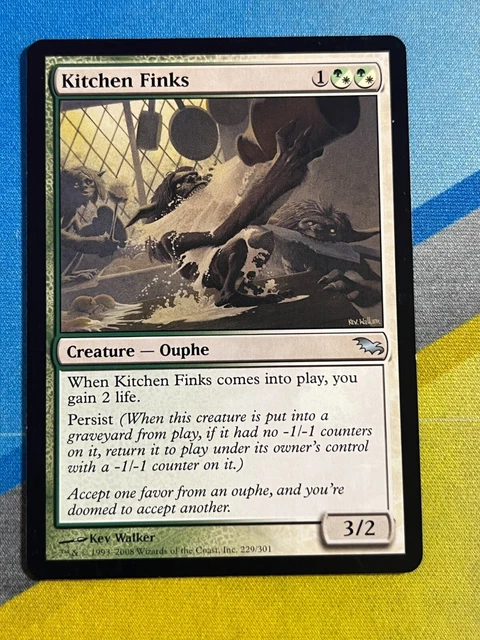 Magic the Gathering MTG Shadowmoor KITCHEN FINKS