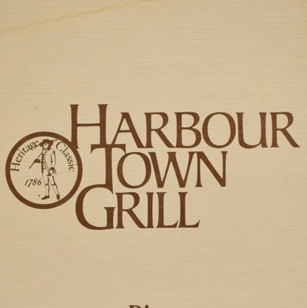 1980S HARBOUR TOWN Grill Restaurant Menu Hilton Head Island Golf Links SC £35.11 PicClick UK