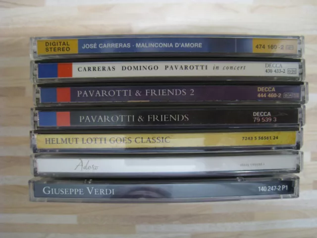 CD Sammlung - Klassik bis Moderne, diverse Interpreten und Titel, gesamt 37 St.